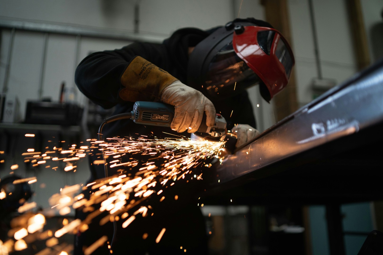 Turbina przemysłowa podczas prac technicznych